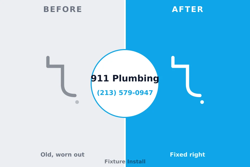 Before and after: plumbing company Mount Arlington, NJ